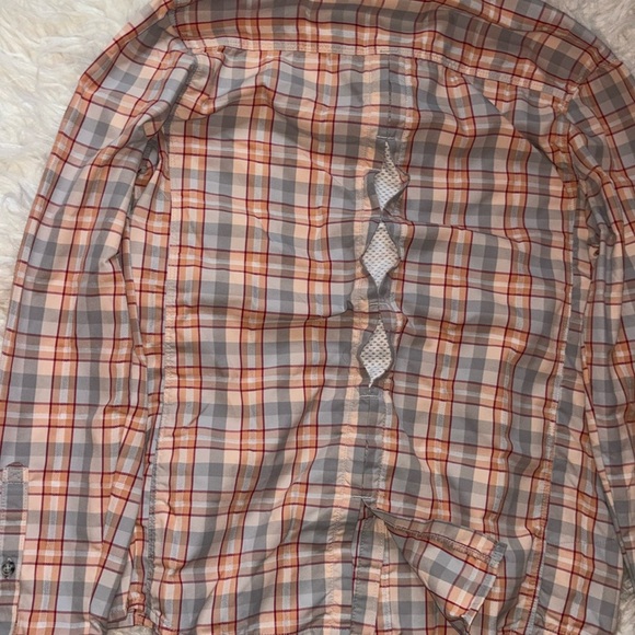 Mountain Hardware🛠️ Antimicrobial Button Down Long Sleeve Shacket, Size Medium - Picture 10 of 15